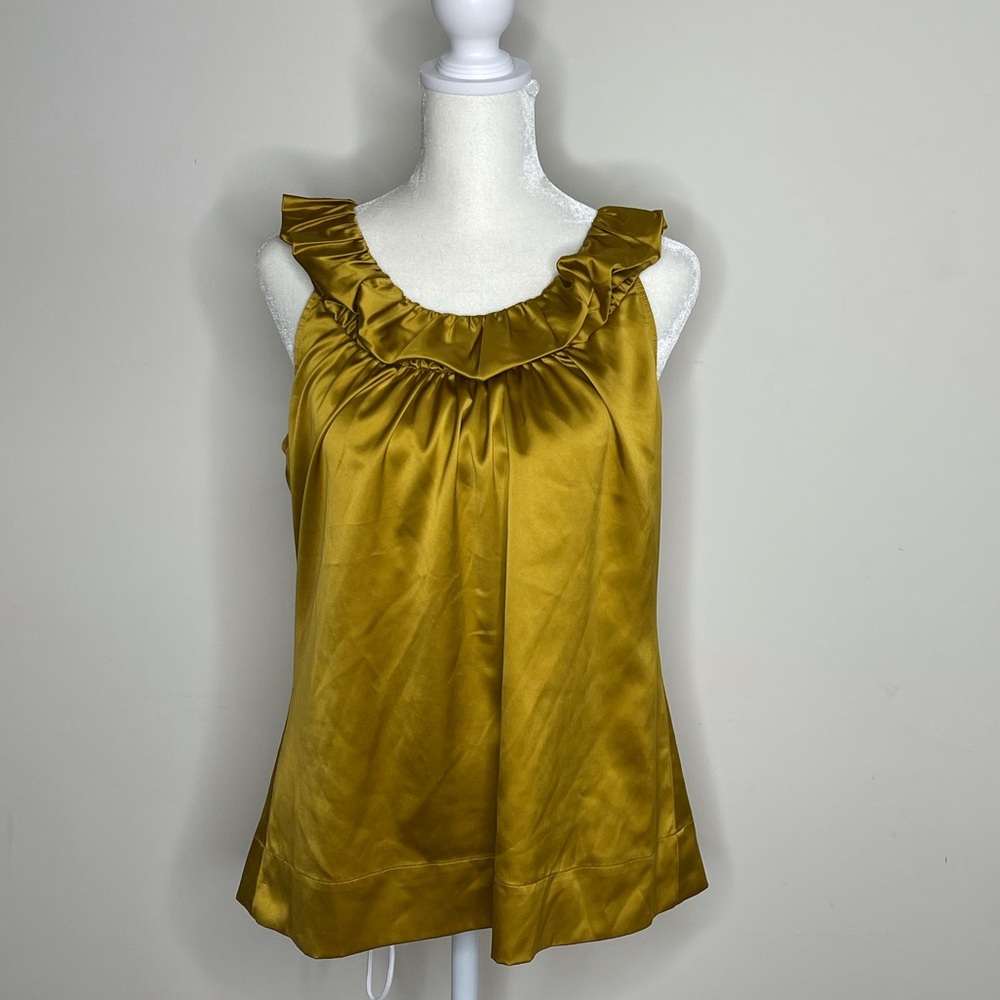 Ann Taylor Petite gold/mustard top